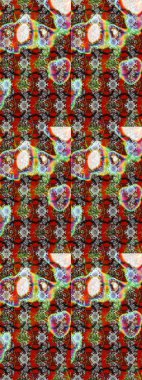 Renkli Bahar Teması eskiz kalıbı. Raster illüstrasyonu. Gri ve kahverengi renkli çiçekler. Çiçekli çiçek deseni, suluboya. Düz Çiçek Elementleri Tasarımı.