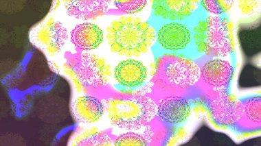 Küçük pembe ve nötr çiçeklerle oldukça eski bir besin torbası deseni. Millefleur 'lar. Tekstil, kumaş, kapaklar, duvar kağıtları, baskı, paket, koleksiyon defteri, örgü, dekupaj için çiçek arkaplanı..