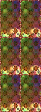 Raster illüstrasyonu. Anti-stres için soyut örnek sayfası. Kahverengi ve yeşil renklerde.