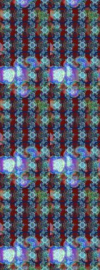 Suluboya stilinde renklerde. Raster illüstrasyonu. Küçük çiçekli bahar deseni çiz.