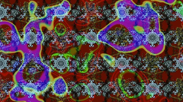 Güzel, parlak, pürüzsüz kumaş, tuval. Raster illüstrasyonu. Çiçek çelengi. Eski moda arka plan. Kıvırcık, parlak örgü. Desen, çizim, çiçek sınırı..