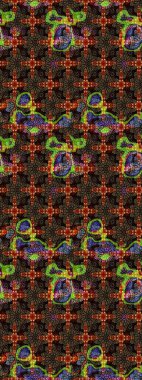 Robot resim. Küçük renkli çiçekler. Küçük çiçekte güzel bir desen. Motley illüstrasyonu. Çiçekli bahar çiçekleri. Moda baskıları için zarif bir şablon.