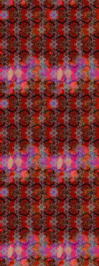 Raster deseni. Çiçekli çiçek deseni, suluboya. Süslü kumaş deseni.