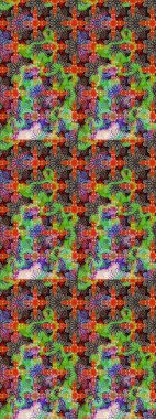 Çiçek kompozisyonu. Çiçek arkaplan. Çiçek kolajı. -yeşil ve bej çiçekler. Küçük çiçekte güzel bir desen var. Raster deseni. Doğa.