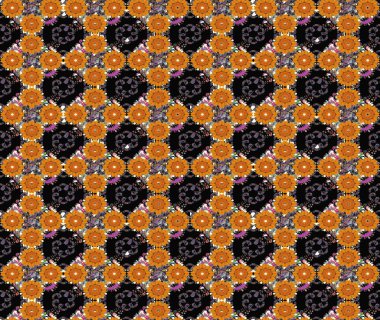 Çiçekler, dallar, bitkiler ve çiçekler. Güzel kumaş deseni. El çizimi. Raster illüstrasyonu.