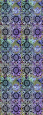 Raster illüstrasyonu. Klasik klasik klasik arka plan. Geleneksel oryantasyon süsü. Tarafsız ve mavi renklerde altın elementlerle kusursuz desen. Kusursuz klasik raster altın desenli.