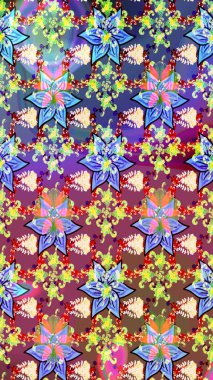 Sevgililer günü ve tebrik kartı konsepti için şık bir davetiye. Manzaralı çiçek deseni. Çiçek kompozisyonu, el boyası, hassas şablon. Üst görünüm, yumuşak mavi renk biçimi.