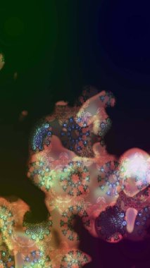 Düz Çiçek Elementleri Tasarımı. Güzel kumaş deseni. Renkli Yaz Temalı eskiz kalıbı. Raster illüstrasyonunda çiçek deseni çizimi.