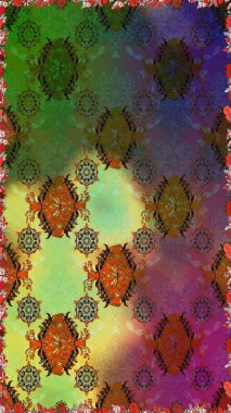 Sorun -suz. Raster illüstrasyon. Küçük çiçek sevimli Çiçek desen.