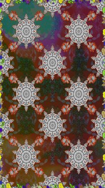 Raster deseni. Küçük çiçekte güzel bir çiçek deseni var. Çiçekli, suluboya desenli kusursuz çiçek deseni.