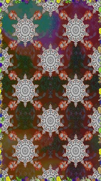 Raster deseni. Küçük çiçekte güzel bir çiçek deseni var. Çiçekli, suluboya desenli kusursuz çiçek deseni.