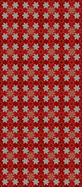 Raster oryantal süs. Kusursuz altın desen. Altın elementlerle kırmızı, gri ve kahverengi renklerde kusursuz desen.