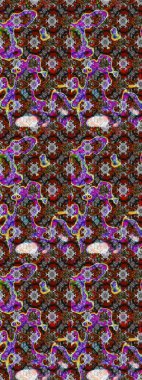 Parlak elementlerin. Çizim çiçek deseni duvar kağıdı, web sitesi arka planı, ambalaj kağıdı, davetiye, broşür, afiş veya web sitesi için kullanılabilir. El çizimi Raster illüstrasyonu.