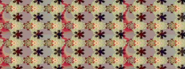 Eskiz arkaplan modeli. Yapraklı çiçekler ve doğal ve gri renklerde papatya çiçekleri. Raster - stok.