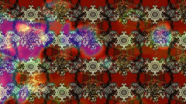 Sabıka fotoğraflarında, bebek kıyafetlerinde, duvar kâğıtlarında, paket kutularında falan kullanılabilir. Raster. Zarif, parlak ve eskiz kahverengi ve kırmızı çiçek desenli.