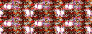 Şirin çiçekler. Çizgi çizimi kalıbı. Raster Moda kumaş deseni.