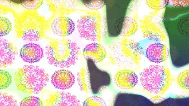 Çiçekli, yapraklı, çiçek desenli eskiz. El çizimi. Raster illüstrasyonu.