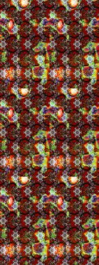 Düz Çiçek Elementleri Tasarımı. Renkli Bahar Teması eskiz kalıbı. Kahverengi ve kırmızı renkte çiçekler. Güzel çiçek deseni..