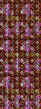 Kahverengi ve kırmızı renkte çiçekler. Yumuşak, yaz çiçekli arka plan. Raster çiçek desenli ve çiçekli..