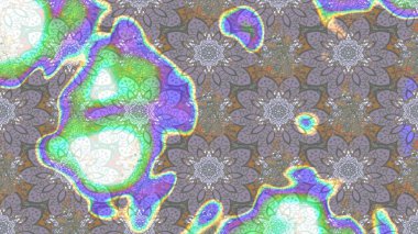 Botanik çizim kalıbı. Suluboya etkisi. Raster deseni. Organik elementler.