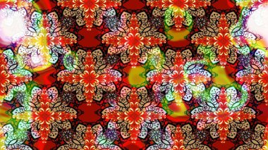 Kırmızı renkte çiçekler. Yumuşak, bahar çiçekli arka plan. Raster çiçek desenli ve çiçekli..