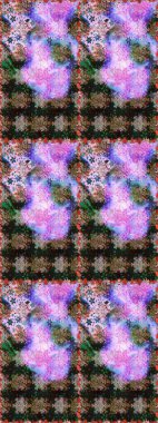 Renkli Yaz Temalı Kusursuz Arkaplan. Tarafsız ve gri renklerde çiçekler. Düz Çiçek Elementleri Tasarımı. Raster illüstrasyonunda trendsiz çiçek deseni.