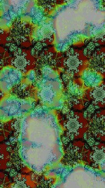 Doğal kozmetik ürünleri, parfüm, çiçekçi dükkanı için bahar ihalesi tasarımı. Yeşil ve gri lale çiçekli Raster eskiz deseni. Karşılama ya da düğün geçmişi olarak kullanılabilir. Paket kağıdı için en iyisi..