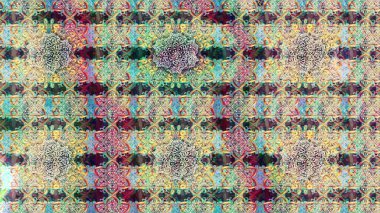 Renkli Bahar Teması eskiz kalıbı. Çiçek desenli eskiz. Düz Çiçek Elementleri Tasarım Raster illüstrasyonu. Tarafsız ve bej renkli çiçekler.