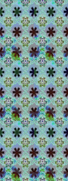 Moda baskıları için zarif bir şablon. Motley illüstrasyonu. Küçük çiçekte güzel bir desen. Çiçekli bahar çiçekleri. Küçük renkli çiçekler..