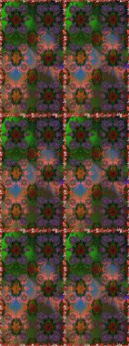 Şekillendirilmiş çiçeklerle kusursuz desen. Çiçek deseni duvar kağıdı, desen dolguları ve web sayfası arka planı için kullanılabilir. Süslü zentangılsız desen, soyut çiçeklerle süslenmiş..