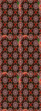 Düz Çiçek Elementleri Tasarımı. Raster illüstrasyonu. Renkli Bahar Temalı Kusursuz Arkaplan. Şirin çiçek elementleri. Kusursuz desenli. Moda desenli..