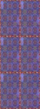 Raster suluboya çiçek deseni, narin çiçekler, menekşe ve kahverengi çiçekler, tebrik kartı şablonu. Güzel kumaş deseni.