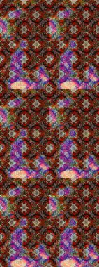 Küçük çiçekteki sevimli çiçek deseni. Kahverengi ve kırmızı renkte çiçekler.