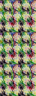 Robot resim. Küçük çiçekteki sevimli çiçek deseni. Raster illüstrasyonu.