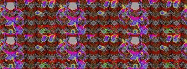 Suluboya çizim kalıbı. Dekorasyon ve tasarım için güzel bir desen. Moda baskısı. Çiçeğin suluboya çizimlerinin mükemmel deseni. Eski model. Raster illüstrasyonu.