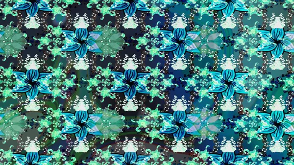 Tekstil, tebrik kartı, boyama kitabı, telefon kılıfı baskısı için kullanılabilir. Etnik Mandala süsü. Raster Henna dövme stili. Hint çiçekli desenli şal desenli..