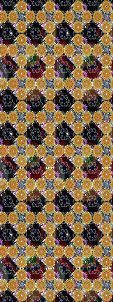 Çiçekli çiçek deseni, suluboya. Küçük çiçekte güzel bir çiçek deseni var. Raster deseni.