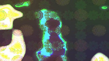 Çiçekli eskiz arkaplanı. Düz Çiçek Elementleri Tasarımı. Renkli Bahar Teması eskiz kalıbı. Çocuk stili.