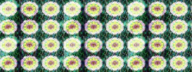 Raster deseni. Sanat insana ilham verir ve doğal bir şekilde çiçek bırakır. Yeşil ve nötr el çizimi desen. Karalama çiçekleri çizim deseni.