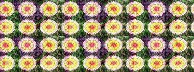 Güzel karalamalı çiçek desenli çizim. Güzel kumaş deseni. Raster illüstrasyonu. Küçük çiçekte sevimli çiçek deseni var..