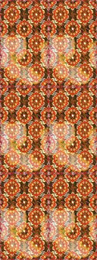 Sembol bayramı, yeni yıl kutlamaları, altın desenler. Kış kar dokusu duvar kağıdı. Kahverengi ve turuncu renklerde altın kar taneleri. Noel altın kar taneleri kusursuz desen.