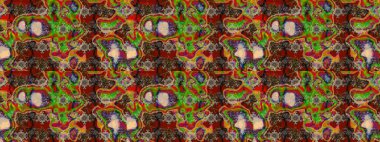 Raster Illustrasyon 'daki Çiçek Deseni' nin son moda çizimi. Güzel kumaş deseni. Renkli Yaz Temalı eskiz kalıbı. Düz Çiçek Elementleri Tasarımı.