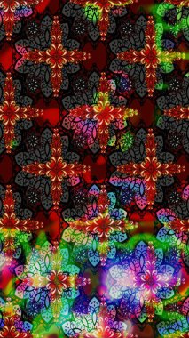 Raster illüstrasyonu. Küçük çiçekli şirin bir desen. Çiçek ve yapraklı çiçek deseni.