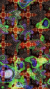 Zentangle soyut çiçekleri. Güzel kumaş deseni. Düz Çiçek Elementleri Tasarımı. Raster illüstrasyonu. Karalama çiçeği. Renkli Bahar Teması çizim şablonu.