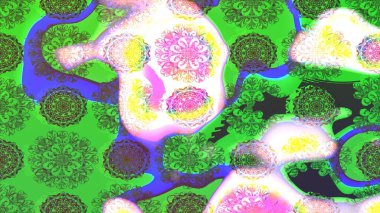 Raster illüstrasyonu. Güzel kumaş deseni. Küçük çiçekteki sevimli çiçek deseni. Güzel karalamalı çiçek deseni çiz..