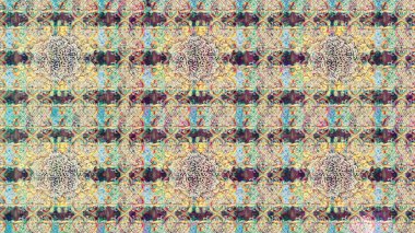 Tarafsız ve bej renkli çiçekler. Raster illüstrasyonunda çiçek deseni çizimi.