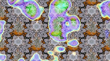 Düz Çiçek Elementleri Tasarımı. Raster illüstrasyonu. Çiçekli çiçek deseni, suluboya. Gri renkli çiçekler. Renkli Bahar Teması çizim şablonu.