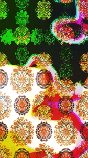 Çiçek izi. Suluboya çizim kalıbı. Suluboya tarzında gri ve turuncu renkte çiçekler.