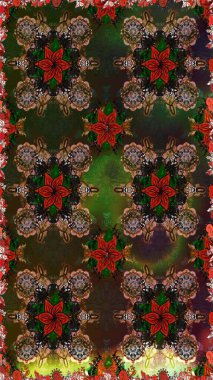 Raster. Zarif, parlak ve pürüzsüz kahverengi ve gri çiçek desenli tasarım. Sabıka baskıları, bebek kıyafetleri, duvar kâğıtları, paket kutuları vb..