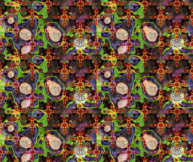 Kahverengi renkli çiçekler. Çiçek desenli eskiz, darbeler, sıçramalar, yaz çiçekleri. Raster illüstrasyonu.